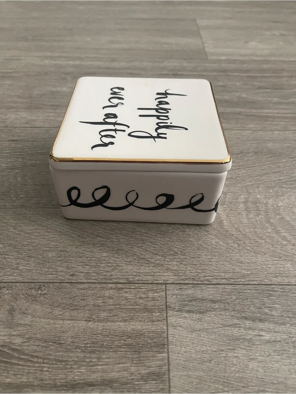 Kate Spade Happily Ever After Bridal Party Keepsake Box